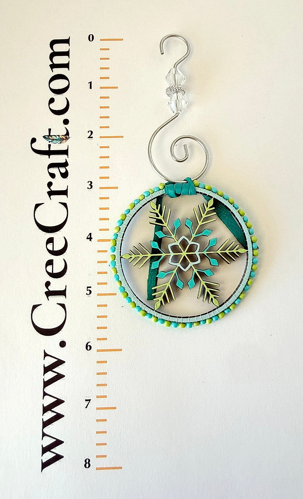 Snowflake Ornaments - Beaded