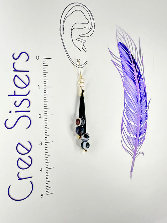 Indigenous Handmade Earrings - Sardonyx