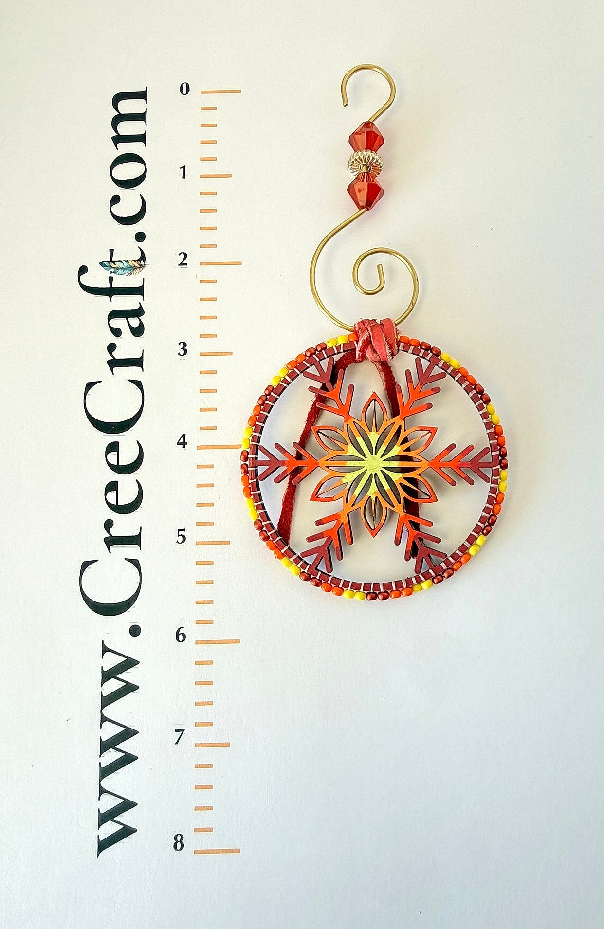 Snowflake Ornaments - Beaded