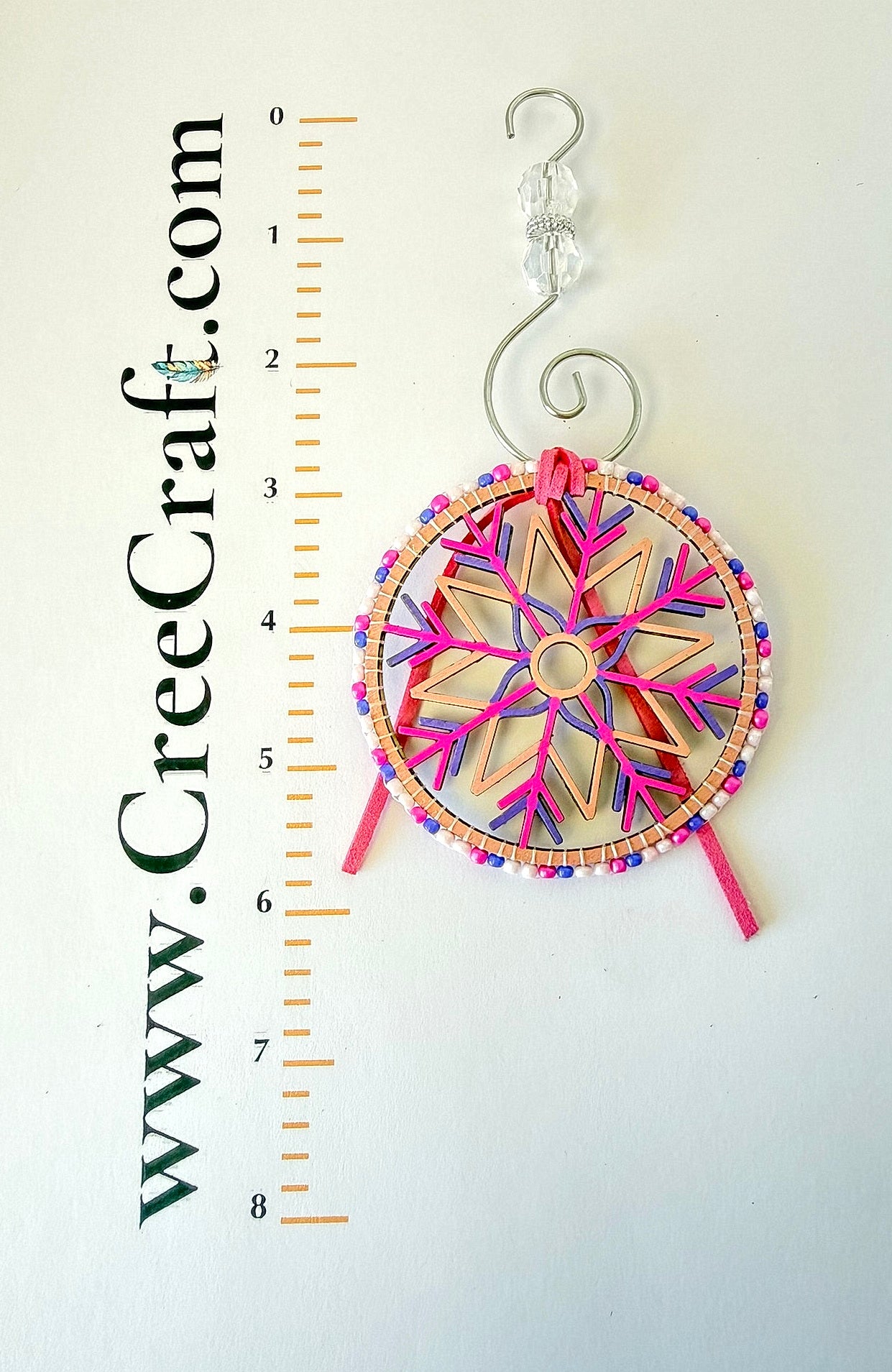 Snowflake Ornaments - Beaded