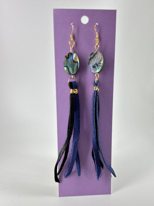 Indigenous Handmade Earrings - Abalone