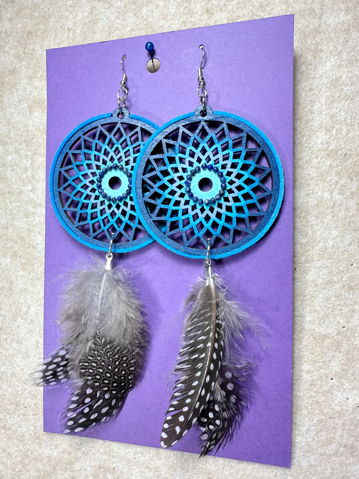 Indigenous Handmade Earrings - Dreamcatcher