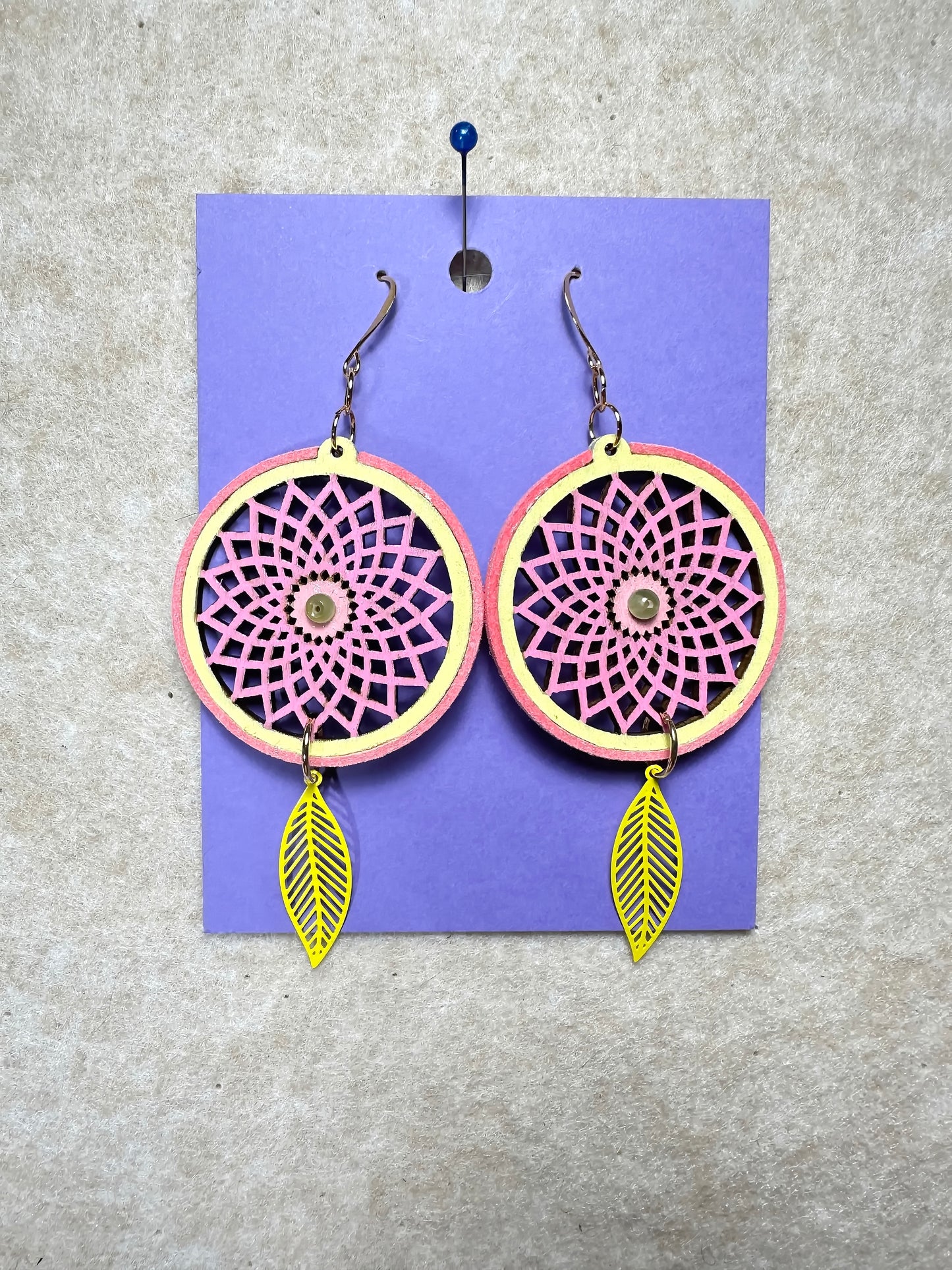 Indigenous Handmade Earrings - Dreamcatcher