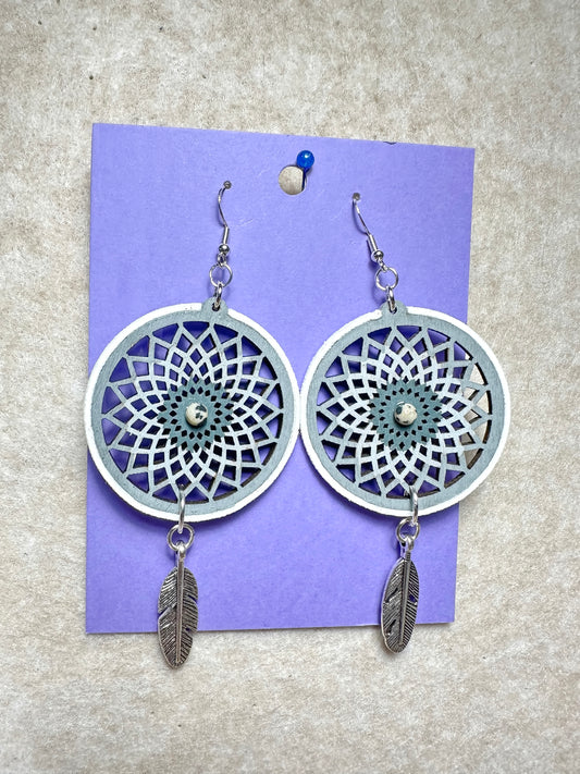 Indigenous Handmade Earrings - Dreamcatcher