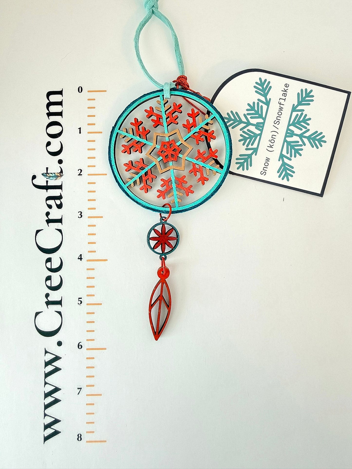 Snowflake Dreamcatcher Ornaments