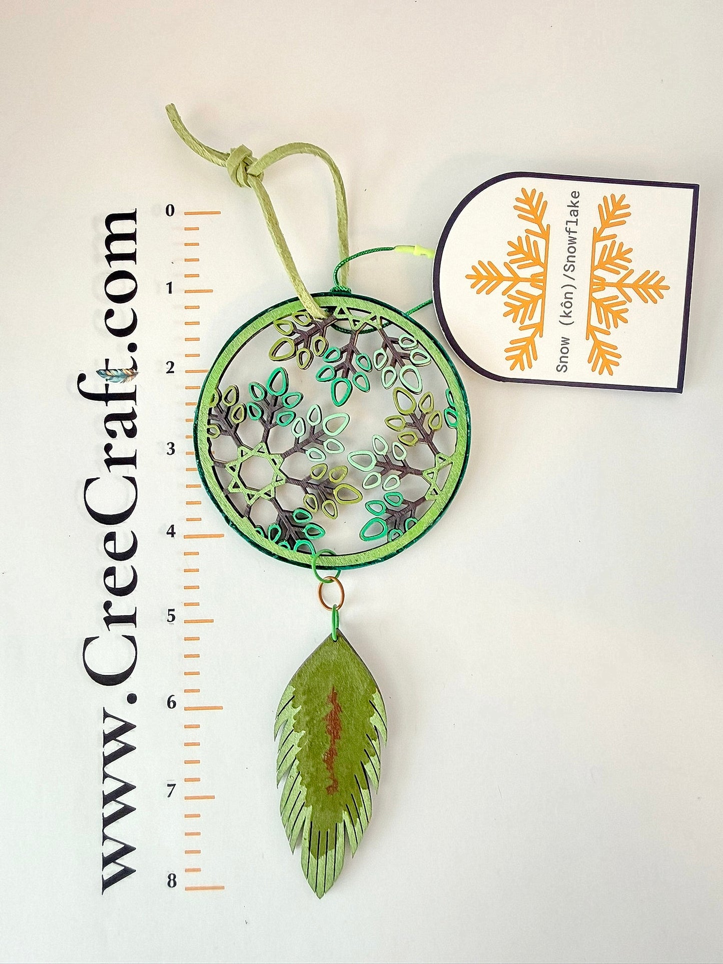 Snowflake Dreamcatcher Ornaments