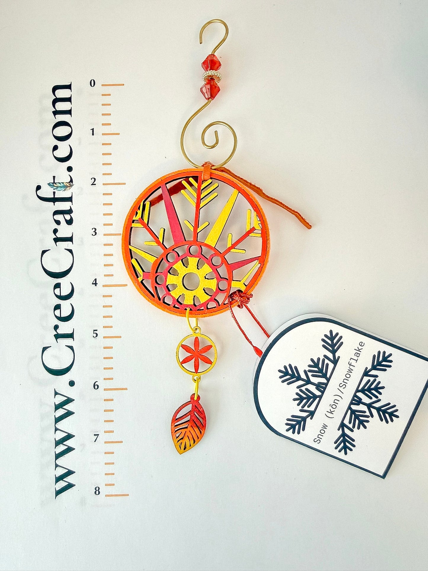 Snowflake Dreamcatcher Ornaments