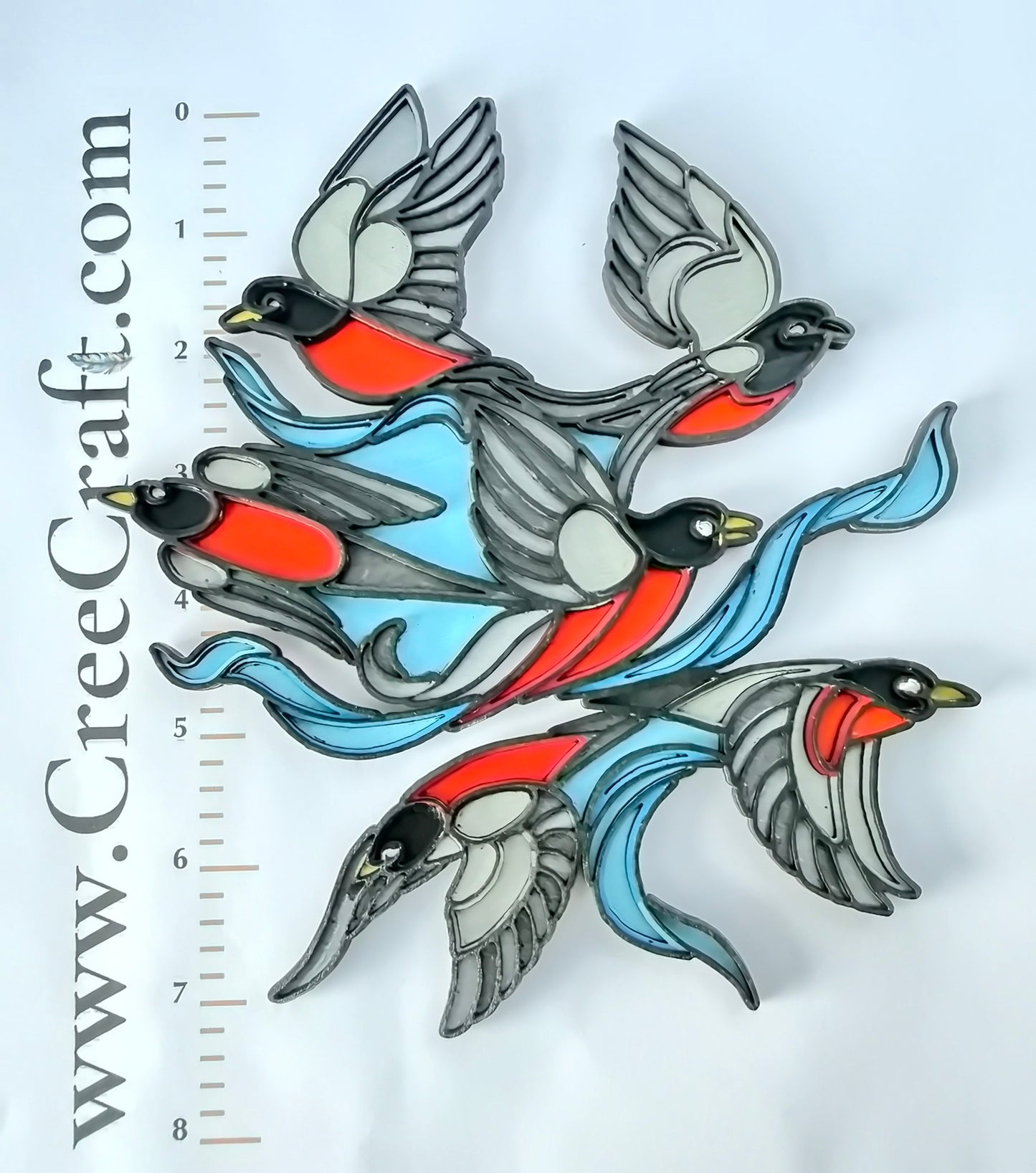 Flying Creature Ornaments -Birds, bees, and other winged wonders - handcrafted to bring movement and meaning to your space.