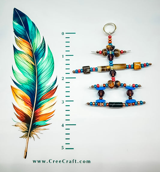 Inukshuk - Beaded Ornament w/ Gift Card