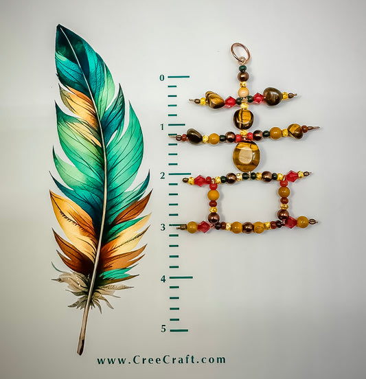 Inukshuk - Beaded Ornament w/ Gift Card