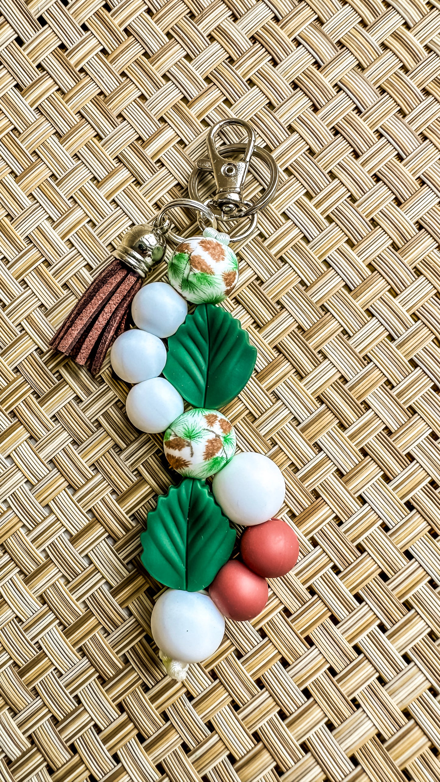 Key Chain - Pine, Pine Cone, & Leaf