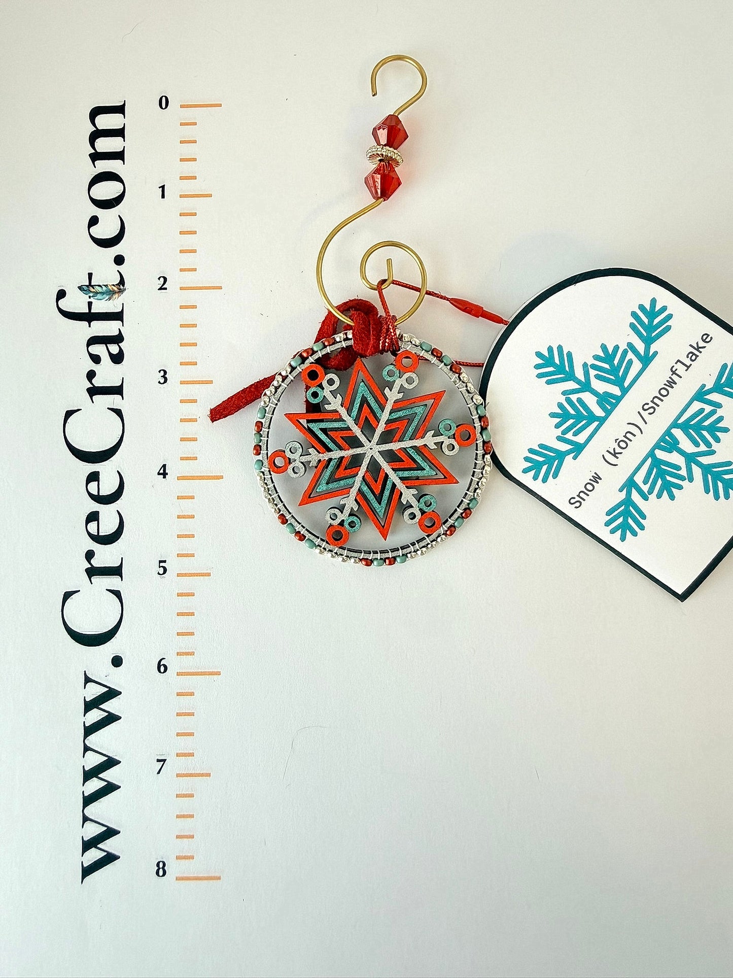 Snowflake Ornaments - Beaded