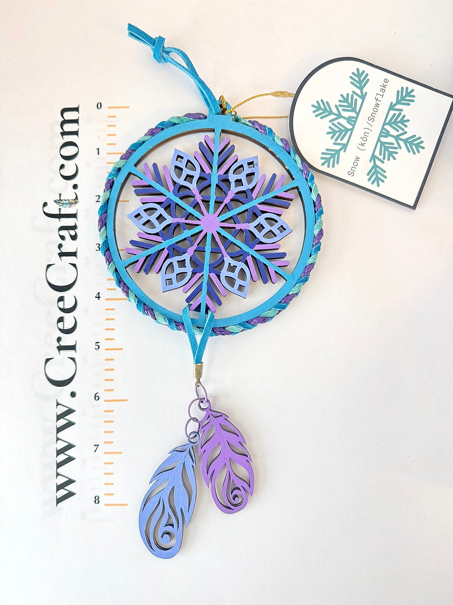 Snowflake Dreamcatcher Ornaments