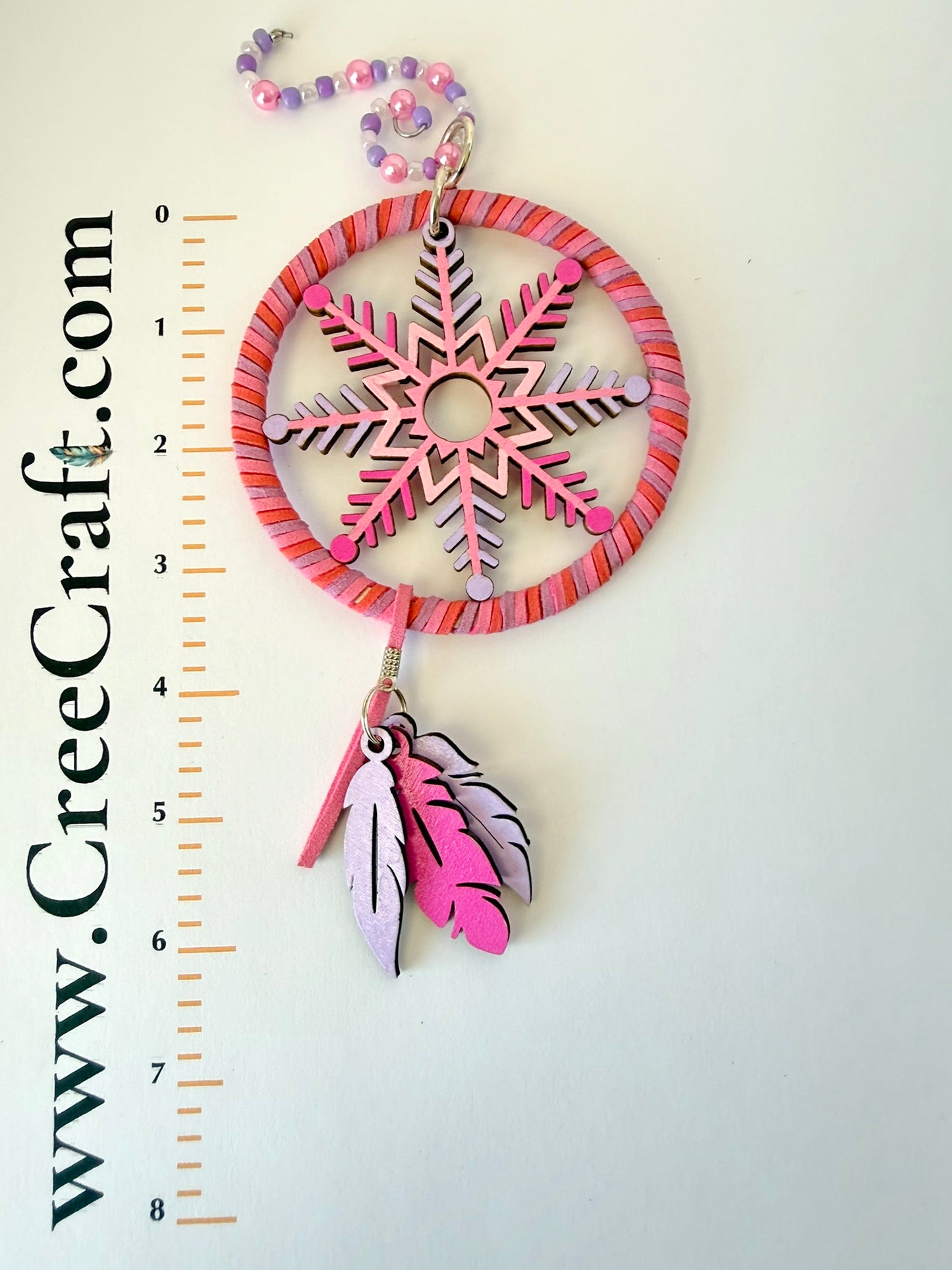 Snowflake Dreamcatcher Ornaments