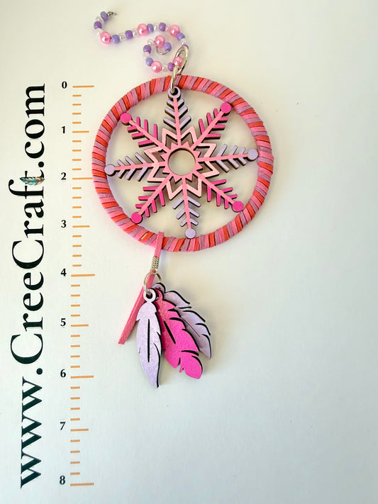 Snowflake Dreamcatcher Ornaments