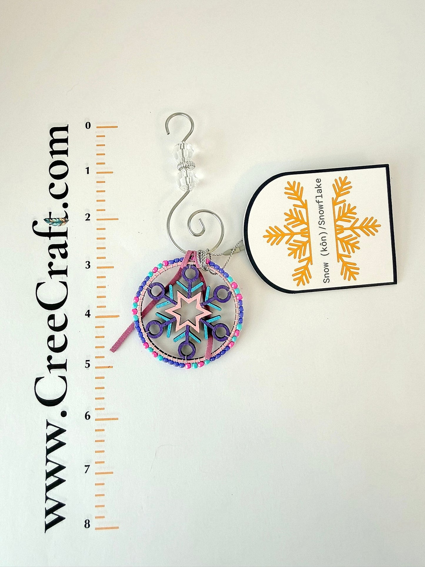 Snowflake Dreamcatcher Ornaments