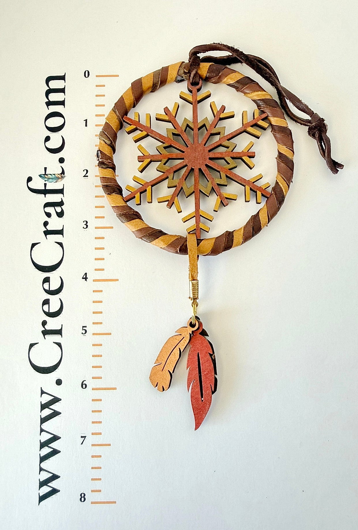 Snowflake Dreamcatcher Ornaments