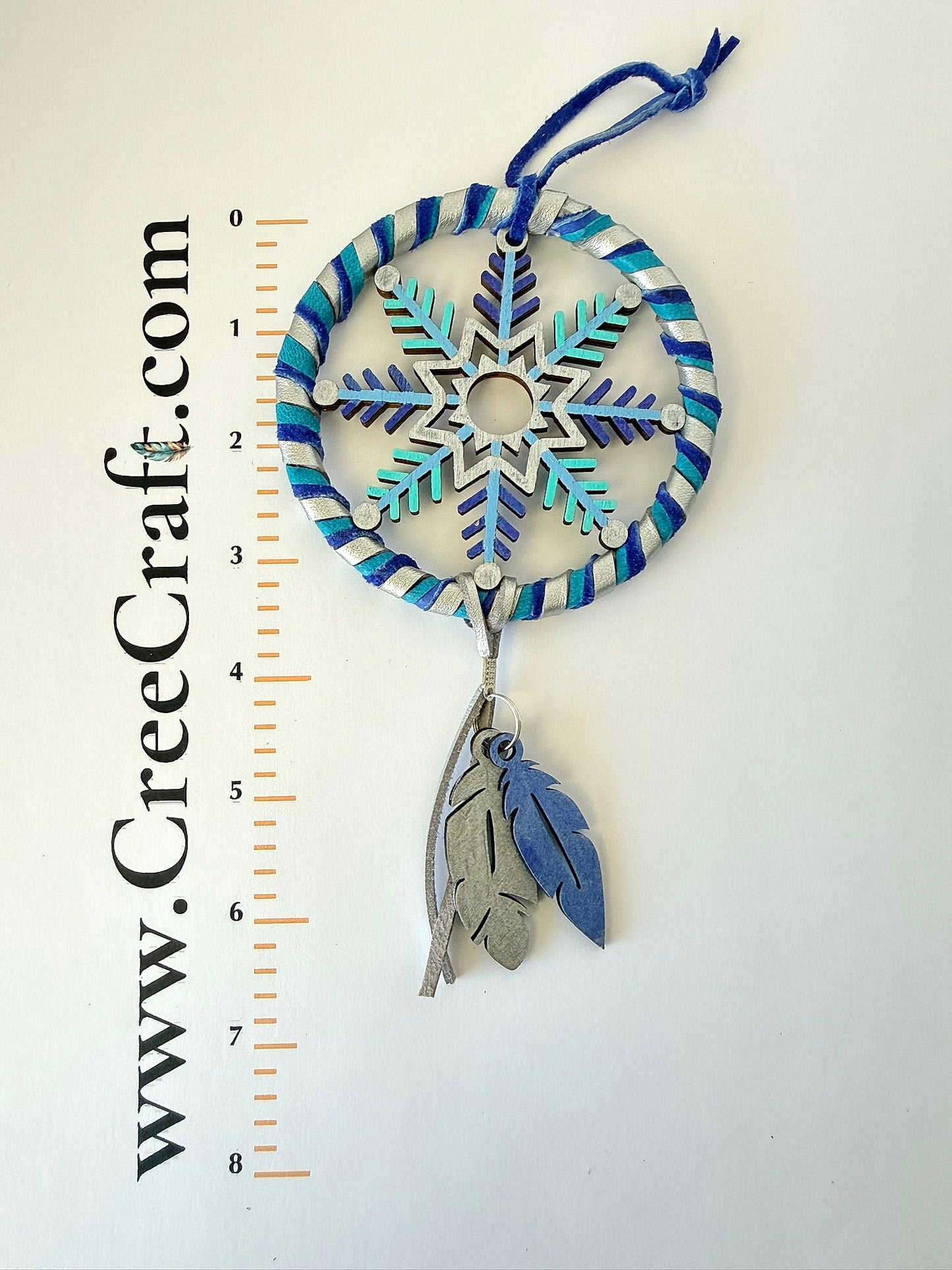 Snowflake Dreamcatcher Ornaments