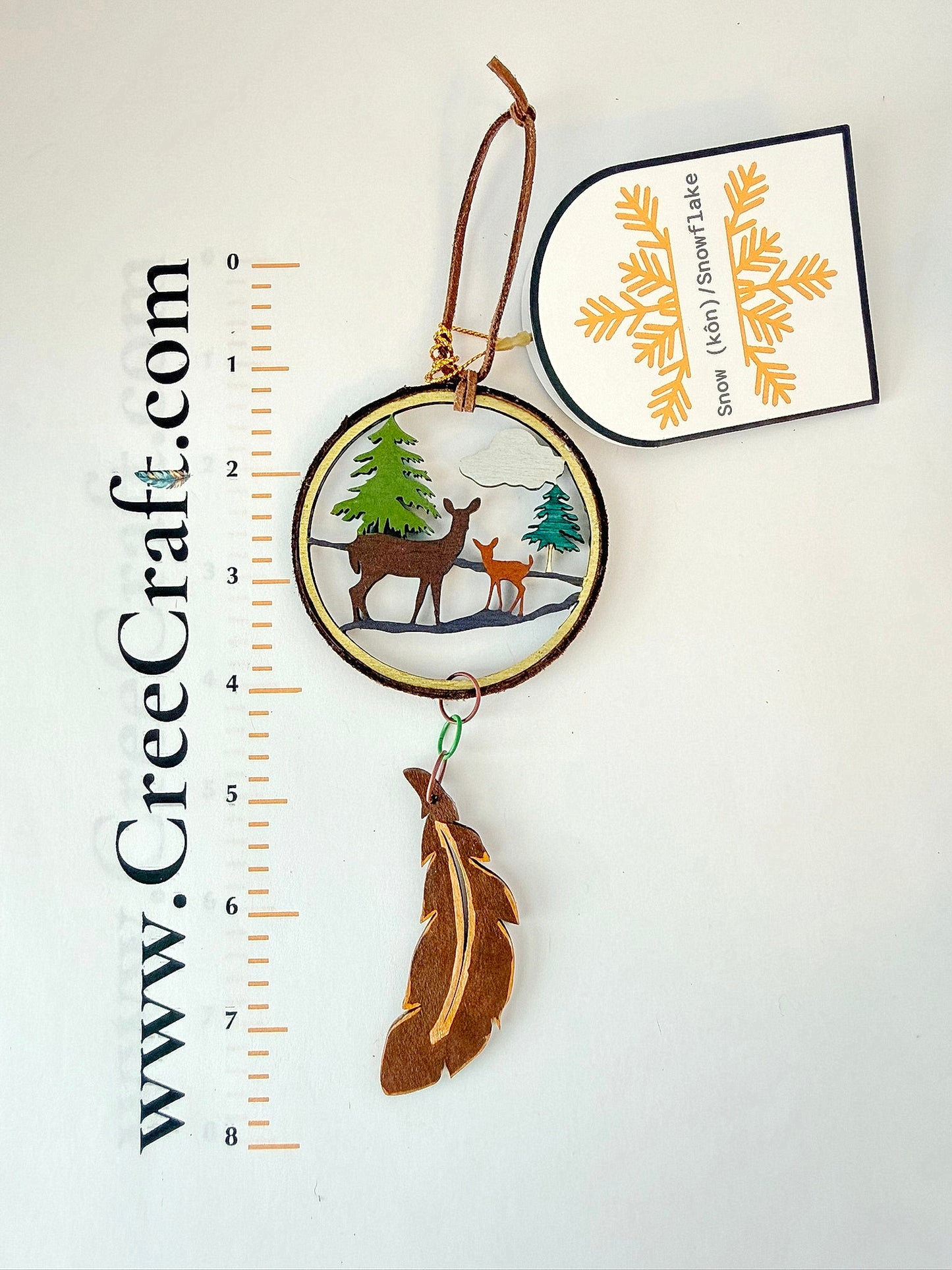 Snowflake Dreamcatcher Ornaments