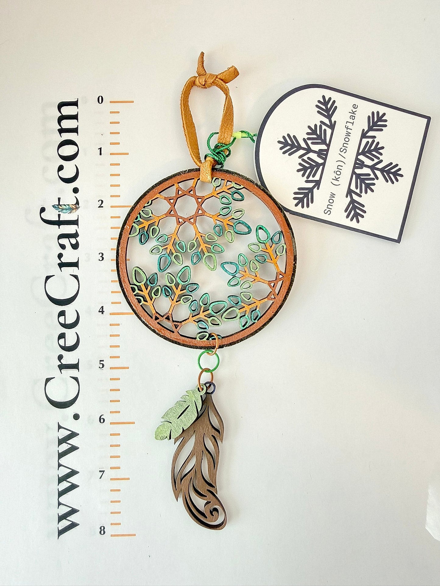 Snowflake Dreamcatcher Ornaments