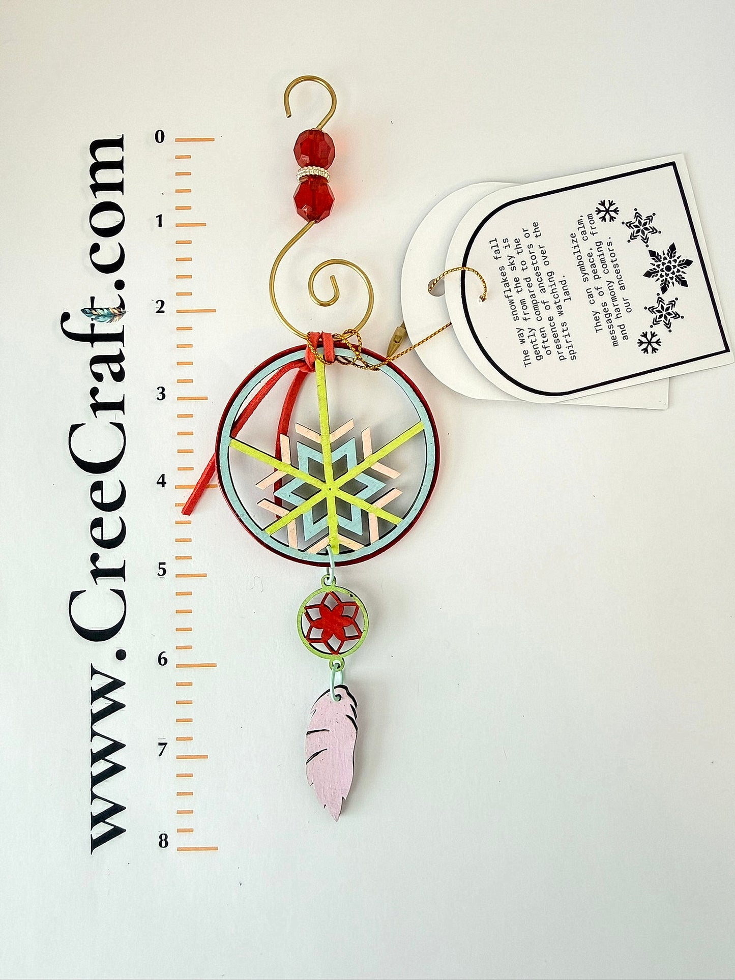 Snowflake Dreamcatcher Ornaments