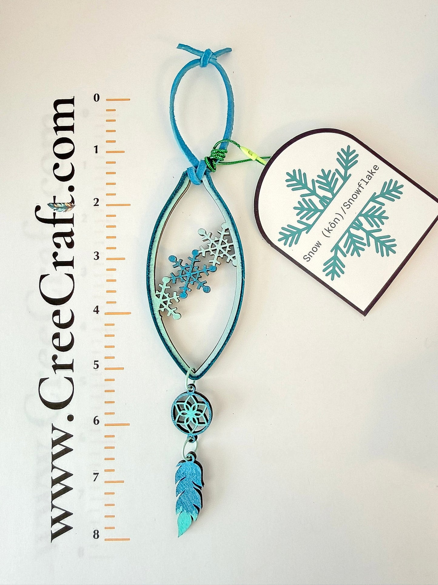 Snowflake Dreamcatcher Ornaments