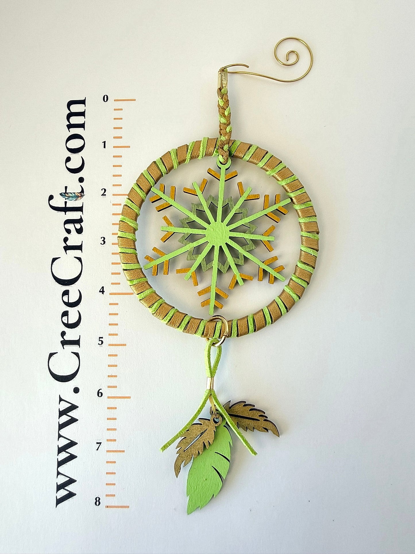 Snowflake Dreamcatcher Ornaments