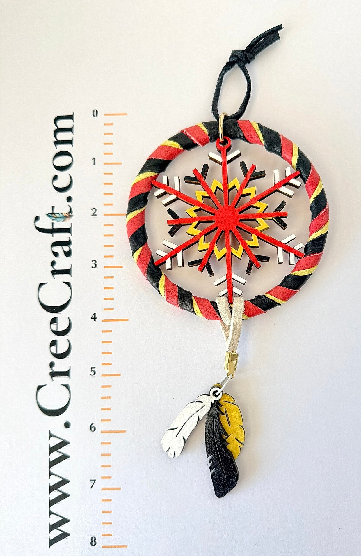 Snowflake Dreamcatcher Ornaments