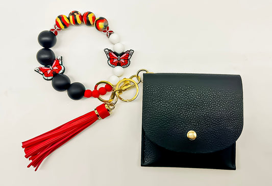 Mini Wallet w/ Wristlet - Butterfly