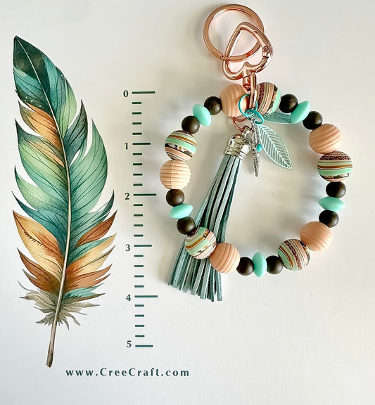 Wristlet - Feathers