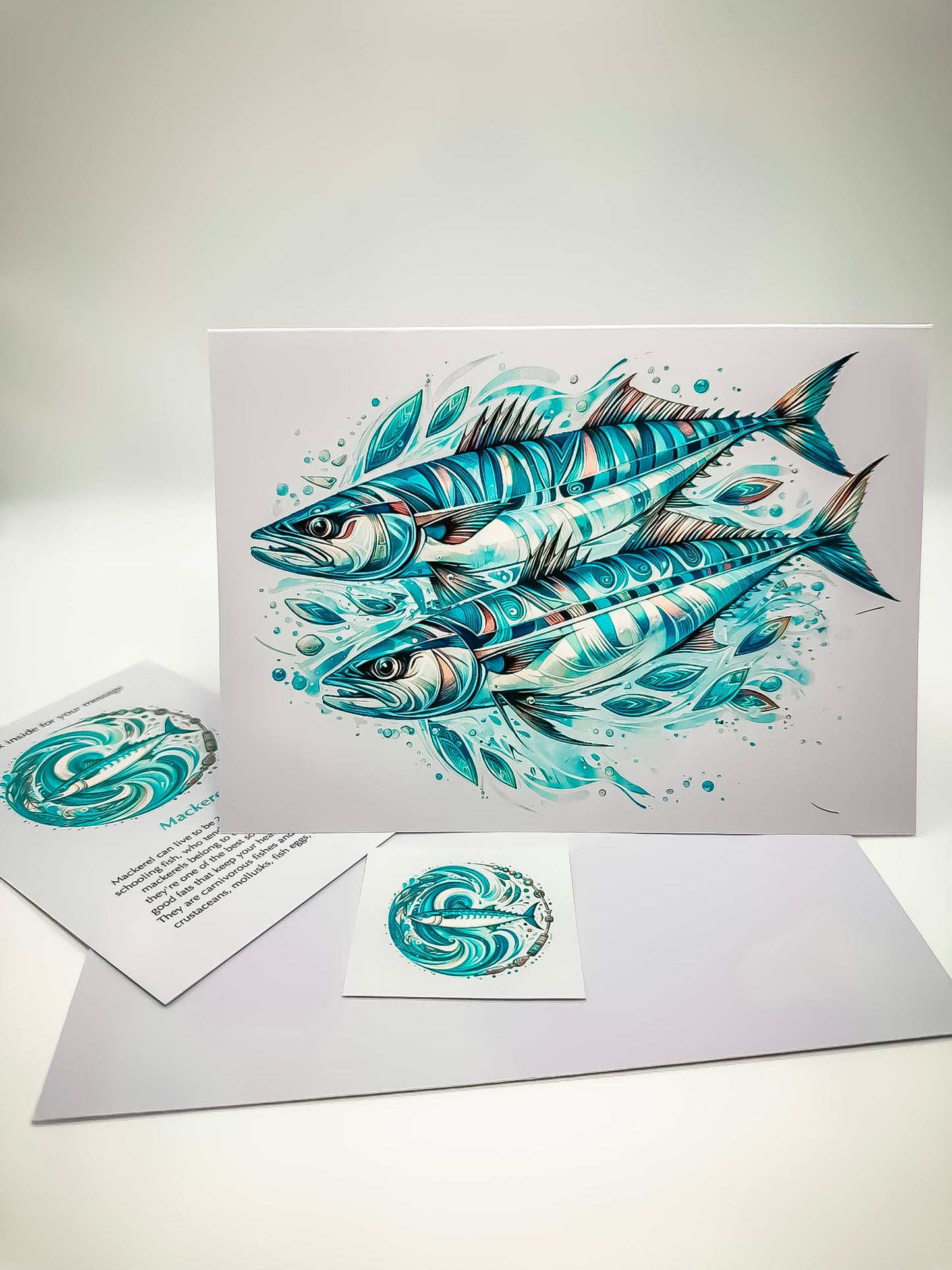 Handmade Greeting Cards – Fish Series for Nature and Fishing Enthusiasts