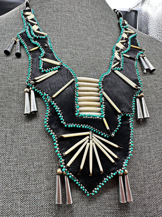 Indigenous Handcrafted Porcupine Quill Necklace